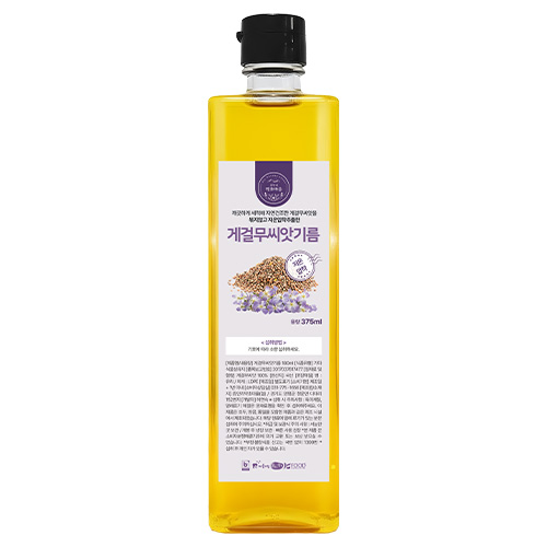  저온압착 프리미엄 게걸무씨앗기름 게걸무씨앗유 나복자유 무씨유 국산 375ml
