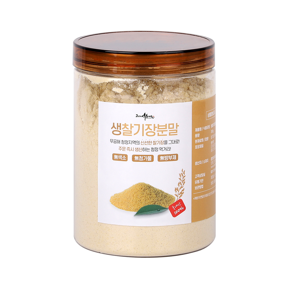 국산 생찰기장분말 300g 기장가루 선식 미숫가루